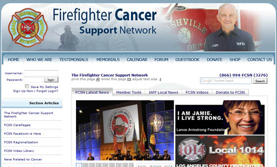 firefighter cancer support network