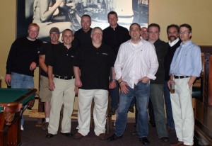 L-R Chris Kaiser, Art Goodrich, Rhett Fleitz, Justin Schorr, John Mitchell, Tiger Schmittendorf, Chris Hebert, Dave Iannone, Chris Naum, Bill Carey