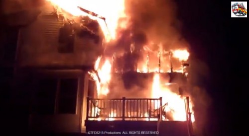 golfside drive fire in georgetown township michigan helmet camera video on fire critic