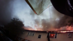 apartment fire helmet cam