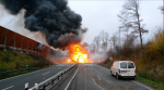 german fire on roadway